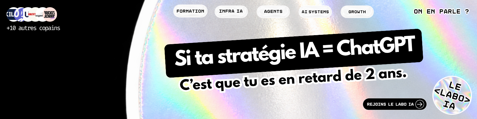 Bannière du Labo IA · veille et pédagogie